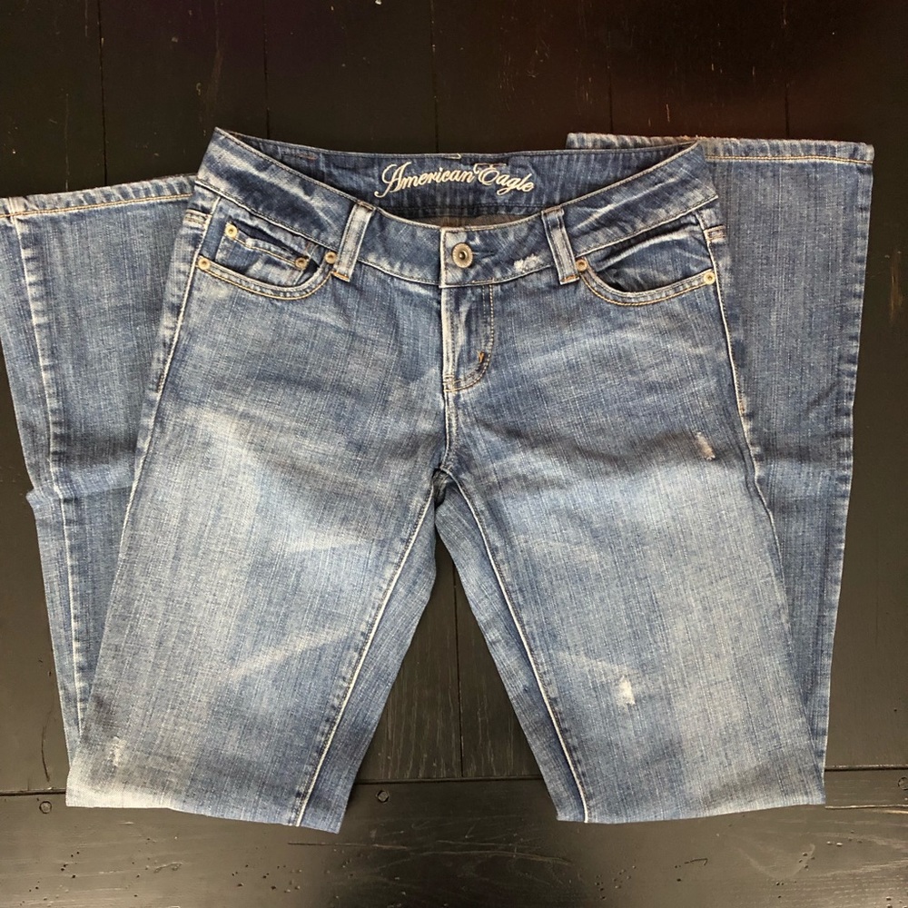 American Eagle Favorite Boyfriend Long Flare Leg